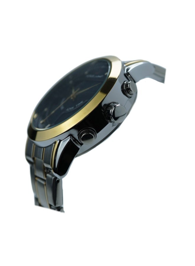 Men's Luxury 360 Stainless Steel Watch Dawn Clock WA-10GSB - Image 5